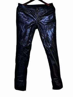 Authentic Gucci 09 SS Coated Indigo Denim